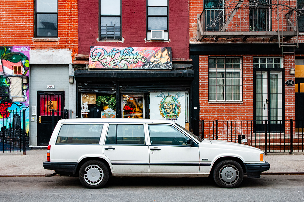 90’s Volvo in East Village, New York 2019
