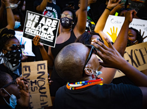 BLM protest in NY on June 2020
